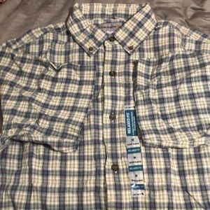 Men’s carhartt button down short sleeve